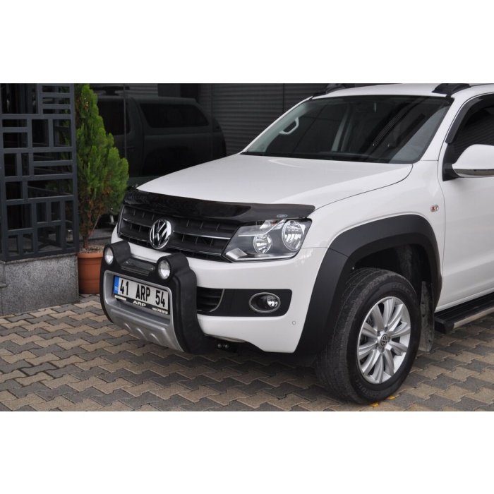 BullBar fata Volkswagen Amarok 10-15 - ARP TWEN,Negru - Chrome - imagine 3