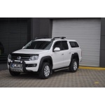 BullBar fata Volkswagen Amarok 10-15 - ARP TWEN,Negru - Chrome - imagine 4