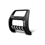 BullBar fata Nissan Navara 15-Prezent - ARP TWEN,Negru - Chrome