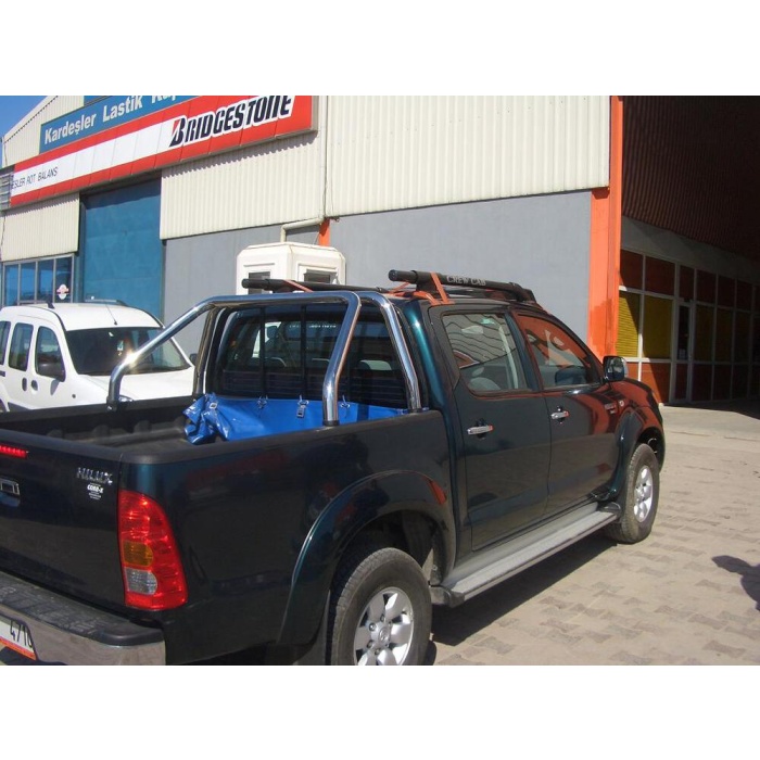 Rollbar Toyota Hilux 06-09 din otel inoxidabil - ARP SAND, chrome - imagine 4