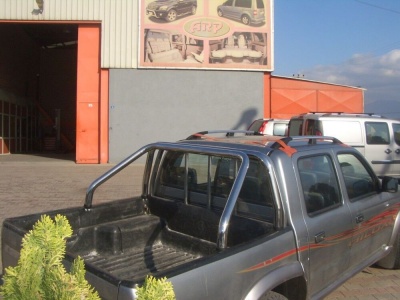 Rollbar Toyota Hilux 97-05 din otel inoxidabil - ARP SAND, chrome - imagine 4