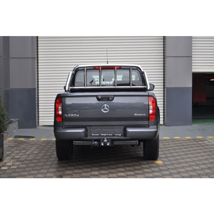 Rollbar Mercedes X-Class -Prezent din otel inoxidabil - ARP SEAMAN, chrome - imagine 5