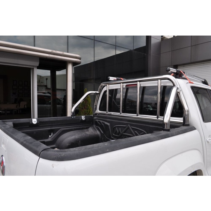 Rollbar Volkswagen Amarok 16-Prezent din otel inoxidabil - ARP SEMAN, chrome - imagine 3