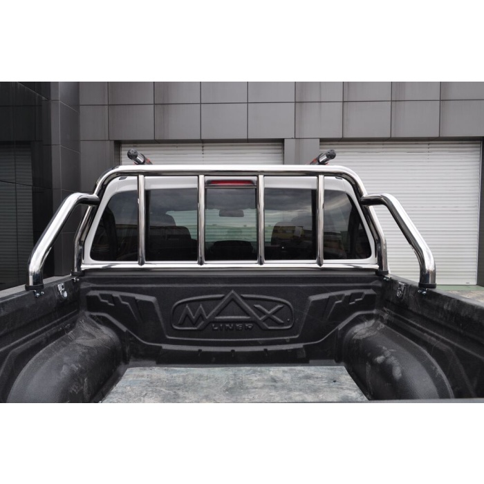 Rollbar Volkswagen Amarok 10-15 din otel inoxidabil - ARP SEMAN, chrome - imagine 4