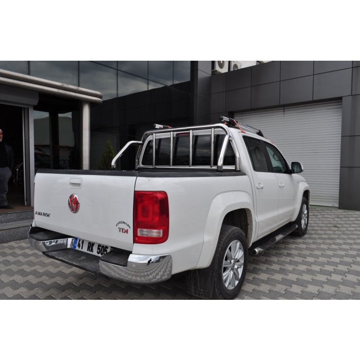 Rollbar Volkswagen Amarok 10-15 din otel inoxidabil - ARP SEMAN, chrome - imagine 7