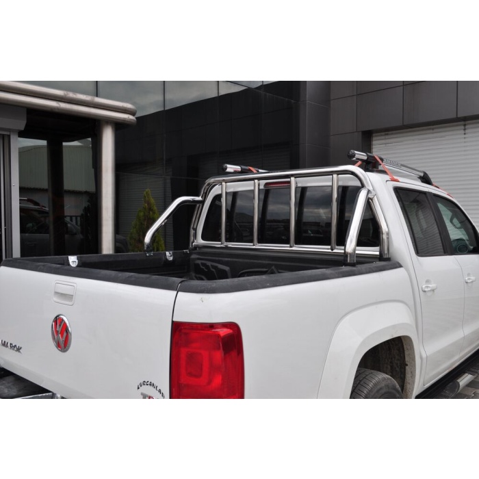 Rollbar Volkswagen Amarok 10-15 din otel inoxidabil - ARP SEMAN, chrome - imagine 6
