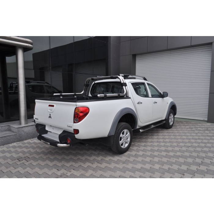 Rollbar Mitsubishi L200 Triton 10-14 din otel inoxidabil - ARP AHTAPOT, chrome - imagine 3