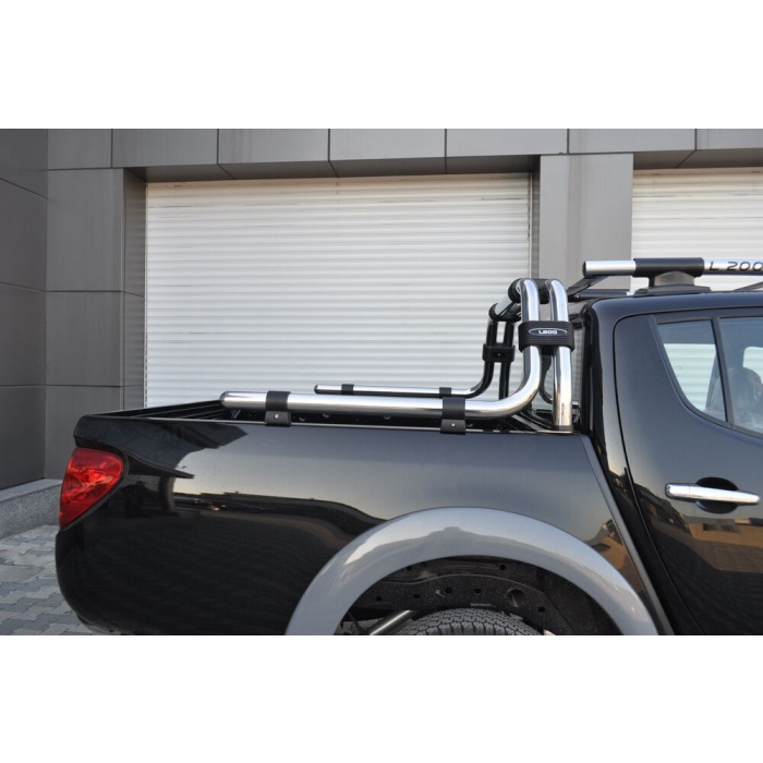 Rollbar Mitsubishi L200 Triton 10-14 din otel inoxidabil - ARP AHTAPOT, chrome - imagine 2
