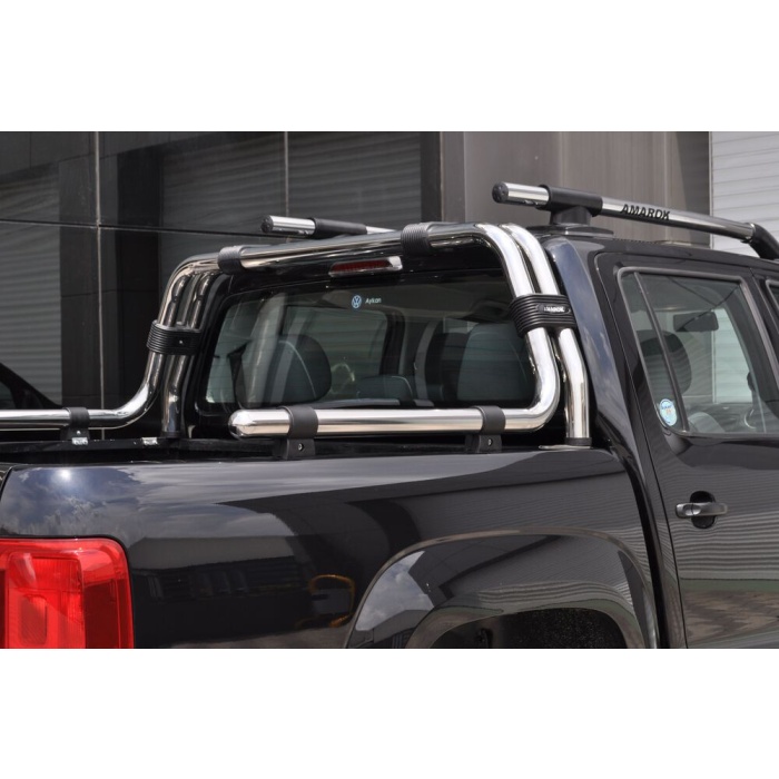 Rollbar Volkswagen Amarok 16-Prezent din otel inoxidabil - ARP AHTAPOT, chrome - imagine 3