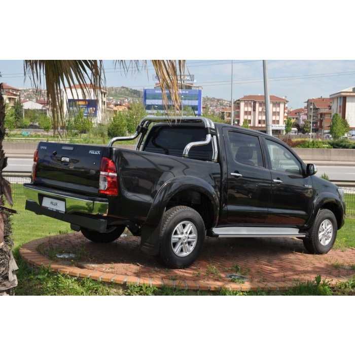 Rollbar Toyota Hilux Vigo 12-14 din otel inoxidabil - ARP SUPORT, chrome - imagine 4