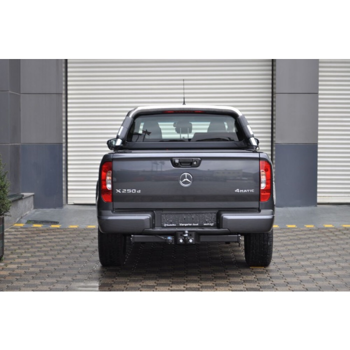Rollbar Mercedes X-Class din otel inoxidabil - KEKO ARP RIO, chrome cu negru - imagine 5