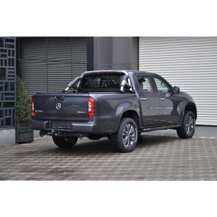 Rollbar Mercedes X-Class din otel inoxidabil - KEKO ARP RIO, chrome cu negru - imagine 3