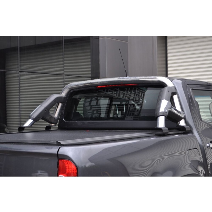 Rollbar Mercedes X-Class din otel inoxidabil - KEKO ARP RIO, chrome cu negru - imagine 4