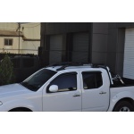 Rollbar Nissan Navara 10-14 din otel inoxidabil - KEKO ARP RIO, chrome cu negru - imagine 2