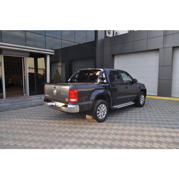 Rollbar Volkswagen Amarok 10-15 din otel inoxidabil - KEKO ARP RIO, chrome cu negru - imagine 10