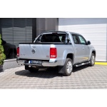 Rollbar Volkswagen Amarok 10-15 din otel inoxidabil - KEKO ARP RIO, chrome cu negru - imagine 2