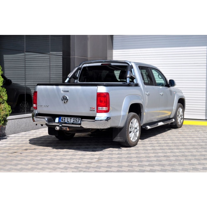 Rollbar Volkswagen Amarok 10-15 din otel inoxidabil - KEKO ARP RIO, chrome cu negru - imagine 2