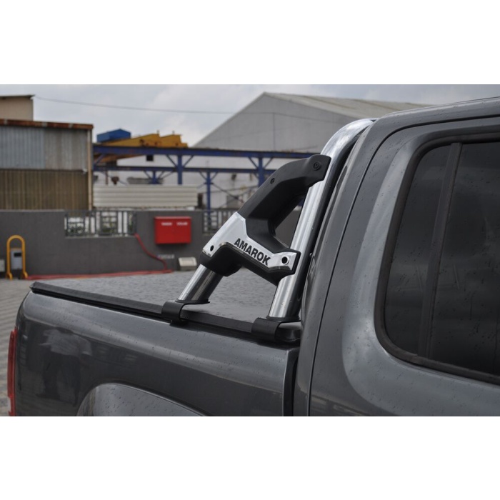 Rollbar Volkswagen Amarok 10-15 din otel inoxidabil - KEKO ARP RIO, chrome cu negru - imagine 6