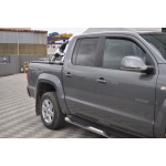 Rollbar Volkswagen Amarok 10-15 din otel inoxidabil - KEKO ARP RIO, chrome cu negru - imagine 5