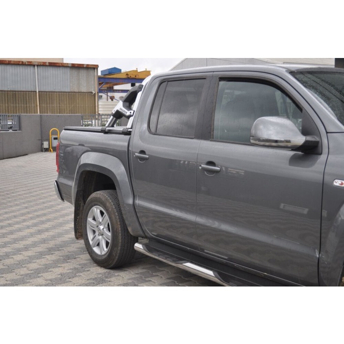 Rollbar Volkswagen Amarok 10-15 din otel inoxidabil - KEKO ARP RIO, chrome cu negru - imagine 5