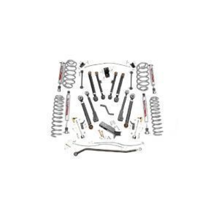 Kit inaltare suspensie Jeep Wrangler TJ - Rough Country X-Series Lift +100mm - imagine 3