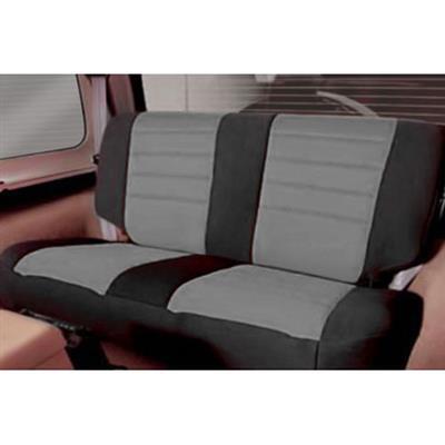 SB47922_Smittybilt_Neoprene_rear_seat_cover_pokrowiec_klapy_tylnej_Jeep_Wrangler_JK_Offex Husa bancheta Neopren negru-gri Smittybilt - Jeep Wrangler JK 4 usi 13-15 - imagine 1