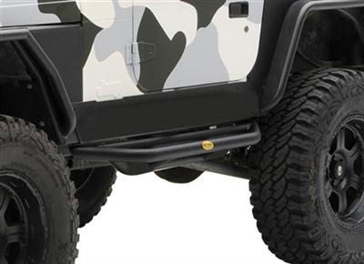 SB76631_Smittybilt_SRC_Side_Armor_progi_Jeep_Wrangler_YJ_OFFEX Praguri laterale Jeep Wrangler TJ - Smittybilt negru - imagine 1