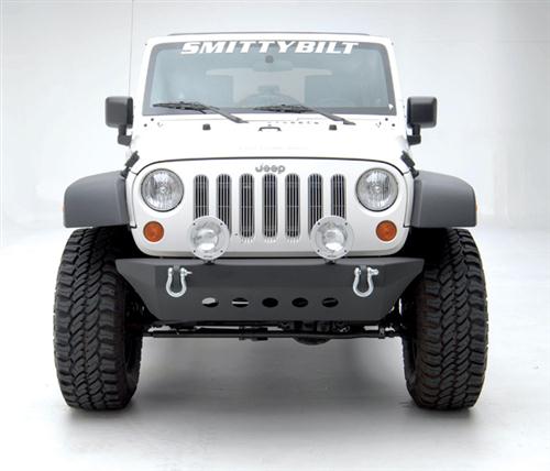 SB76741_Smittybilt_zderzak_stalowy_przedni_classic_rock_crawler_front_bumper_Jeep_Wrangler_JK_offex Bullbar din otel - Jeep Wrangler JK - SMITTYBILT Classic Rock Crawler - imagine 1