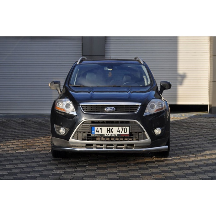Bara protectie fata Ford Kuga 08-12 ┬á- ARP TETRI, Chrome - imagine 2