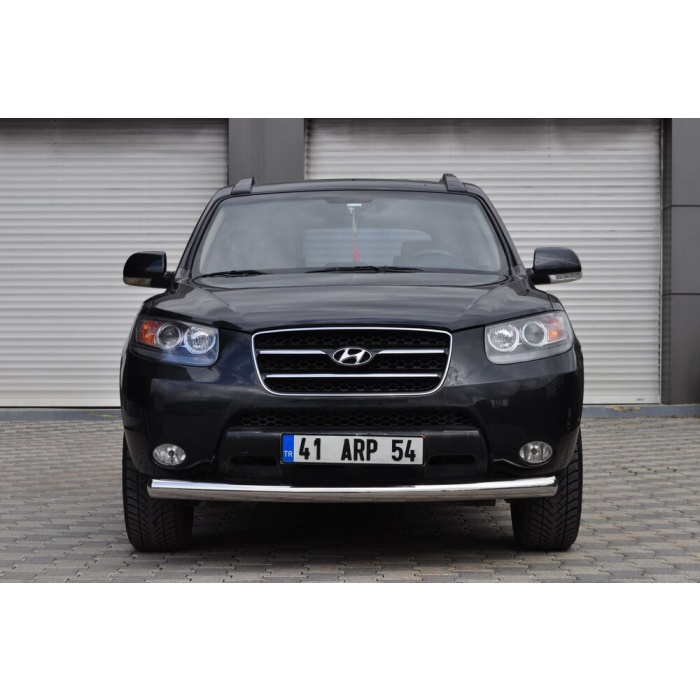 Bara protectie fata Hyundai Santa FE 07-12 - ARP TETRI, Chrome - imagine 3