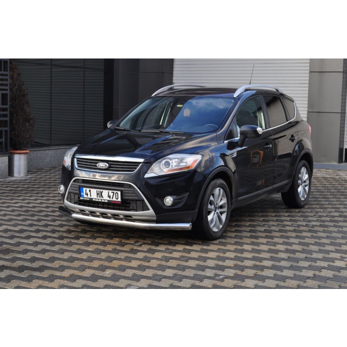 Bara protectie fata Ford Kuga 08-12 ┬á- ARP TETRI, Chrome - imagine 4