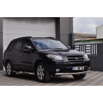 Bara protectie fata Hyundai Santa FE 07-12 - ARP TETRI, Chrome - imagine 2
