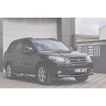 Bara protectie fata Hyundai Santa FE 07-12 - ARP TETRI, Chrome - imagine 4
