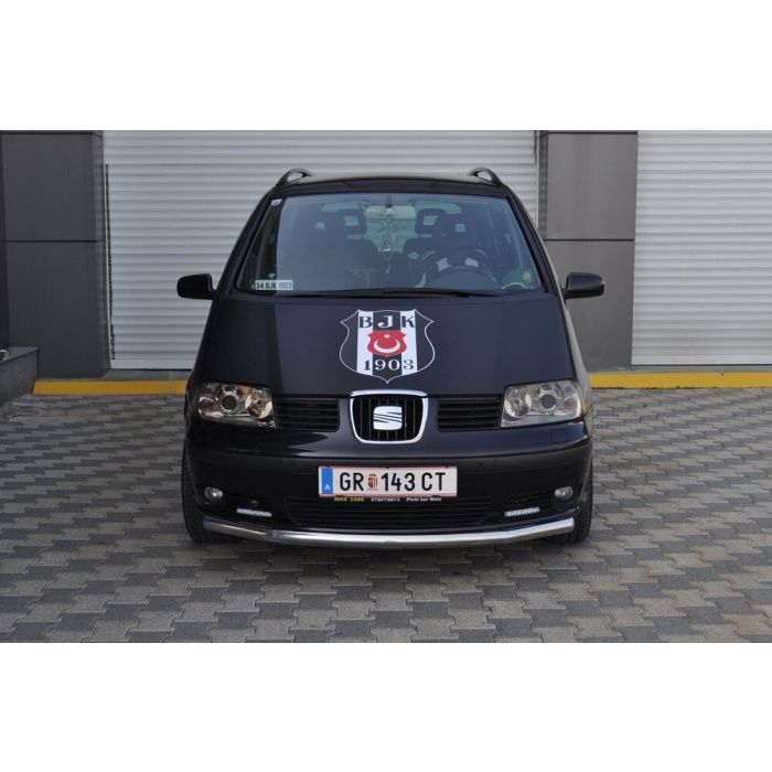 Bara protectie fata Seat Alhambra 06+ ┬á- ARP TETRI, Chrome - imagine 4