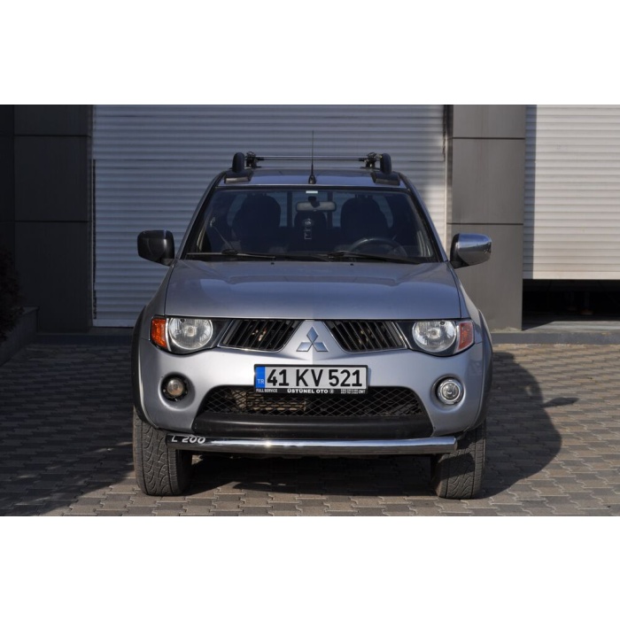 Bara protectie fata Mitsubishi L200 Triton 10-14 - ARP TETRI, Chrome - imagine 3