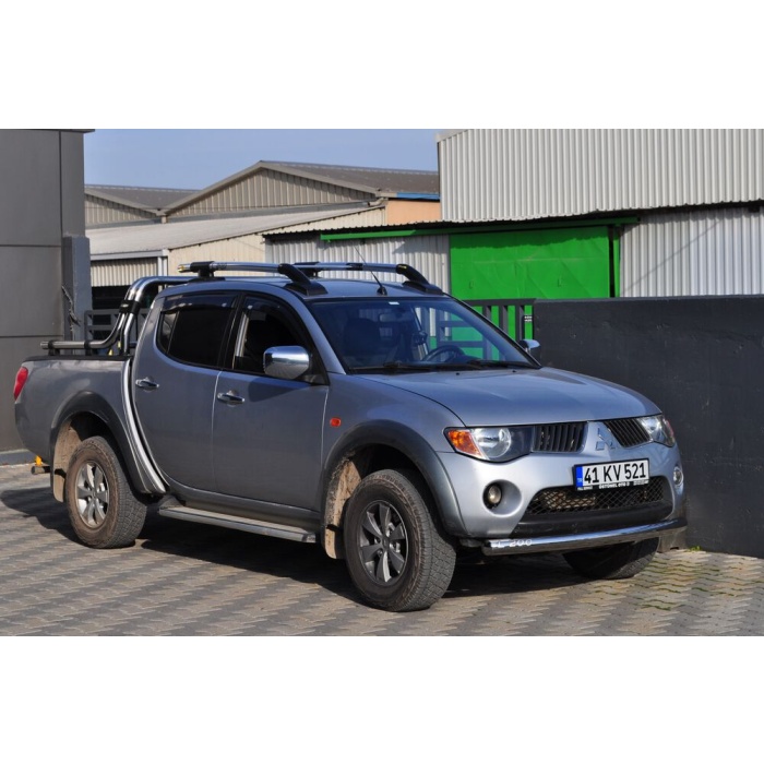 Bara protectie fata Mitsubishi L200 Triton 10-14 - ARP TETRI, Chrome - imagine 2