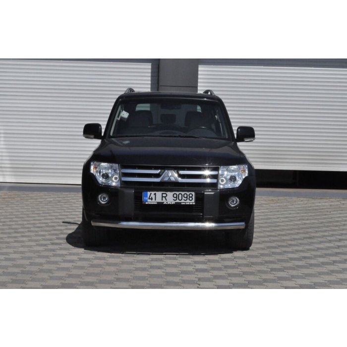 Bara protectie fata Mitsubishi Pajero Lung 08-Prezent - ARP TETRI, Chrome - imagine 5