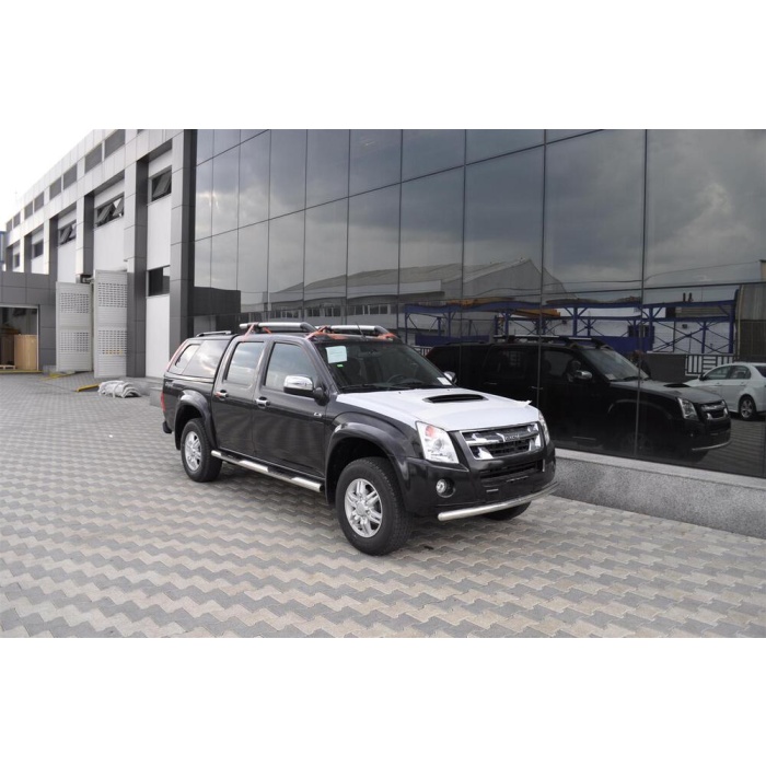 Bara protectie fata Isuzu D-Max 04-11 - ARP TETRI, Chrome - imagine 2