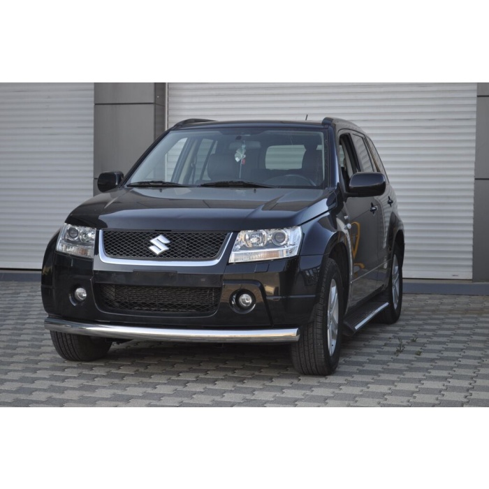 Bara protectie fata Suzuki Grand Vitara 5usi 06-09 - ARP TETRI, Chrome - imagine 4