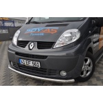 Bara protectie fata Renault Trafic LWB 04-Prezent ┬á- ARP TETRI, Chrome - imagine 5