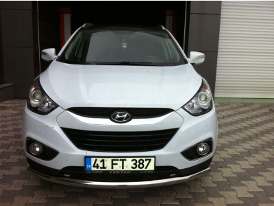 Bara protectie fata Hyundai IX35 10-14 ┬á- ARP TETRI, Chrome - imagine 4