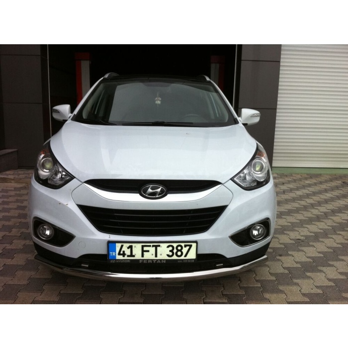 Bara protectie fata Hyundai IX35 10-14 ┬á- ARP TETRI, Chrome - imagine 4