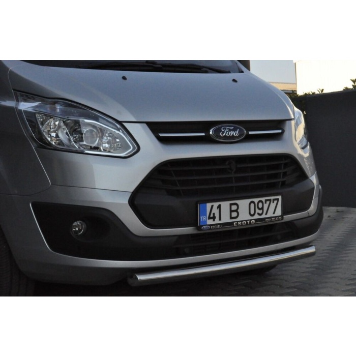 Bara protectie fata Ford Custom LWB - SWB 12-Prezent ┬á- ARP TETRI, Chrome - imagine 3