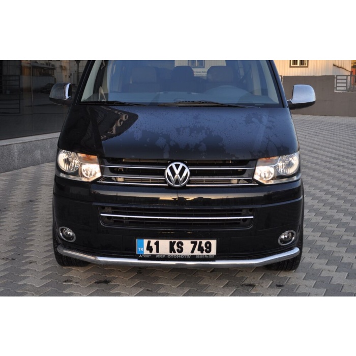 Bara protectie fata Volkswagen T5 SWB 10-15 ┬á- ARP TETRI, Chrome - imagine 3