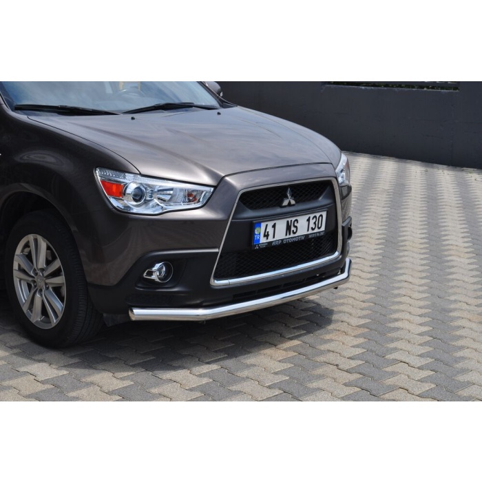 Bara protectie fata Mitsubishi ASX 10-12 ┬á- ARP TETRI, Chrome - imagine 2