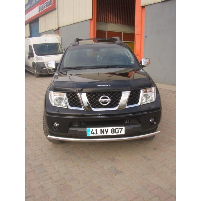 Bara protectie fata Nissan Navara 06-09 - ARP TETRI, Chrome - imagine 5