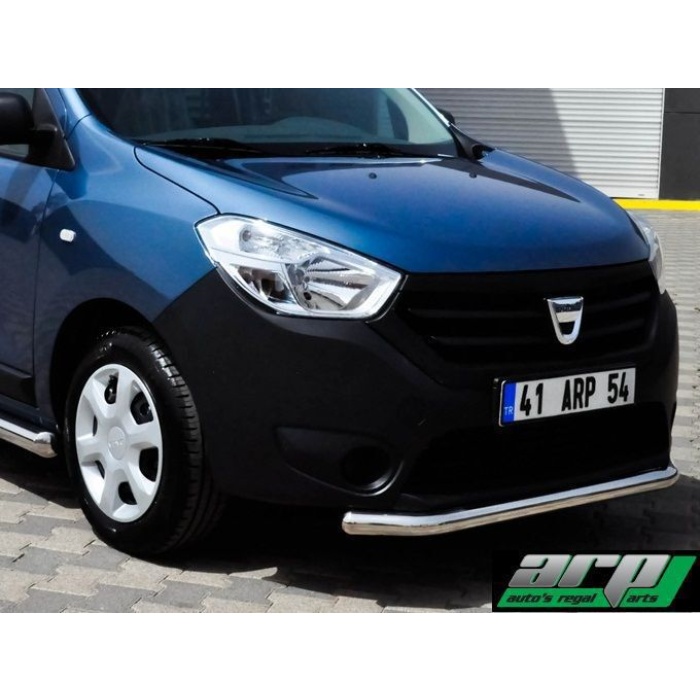 Bara protectie fata Dacia Dokker 13-Prezent ┬á- ARP TETRI, Chrome - imagine 3
