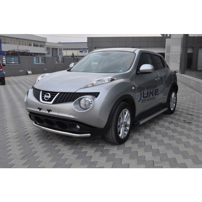 Bara protectie fata Nissan Juke 10-Prezent ┬á- ARP TETRI, Chrome - imagine 5