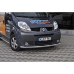 Bara protectie fata Renault Trafic LWB 04-Prezent ┬á- ARP TETRI, Chrome - imagine 3
