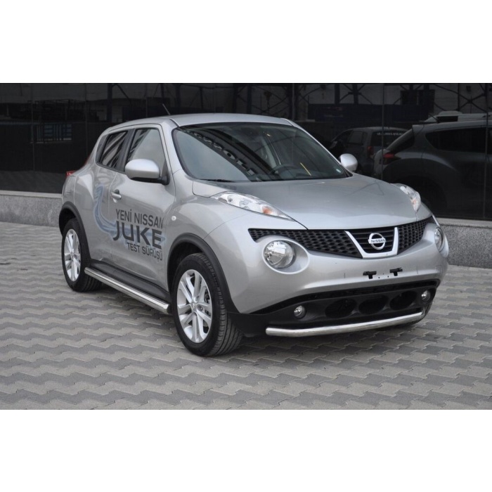 Bara protectie fata Nissan Juke 10-Prezent ┬á- ARP TETRI, Chrome - imagine 2